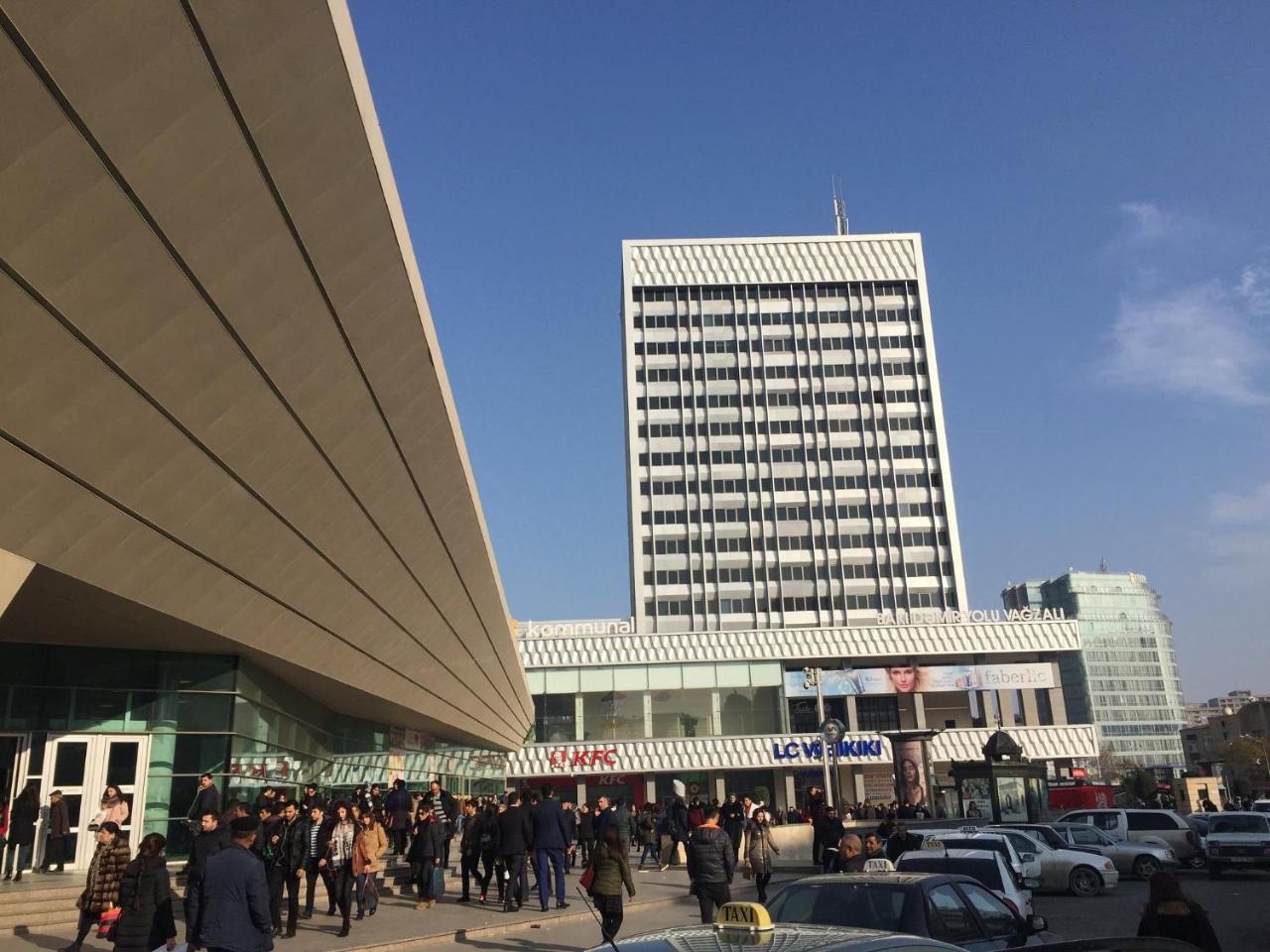 Demir Yol Plaza Hotel Baku Exterior foto